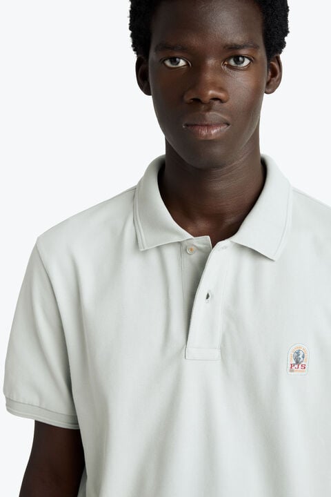 Parajumpers WELLINGTON - POLO SHIRT FRESH GREY 26SMPMPOEK01P120271