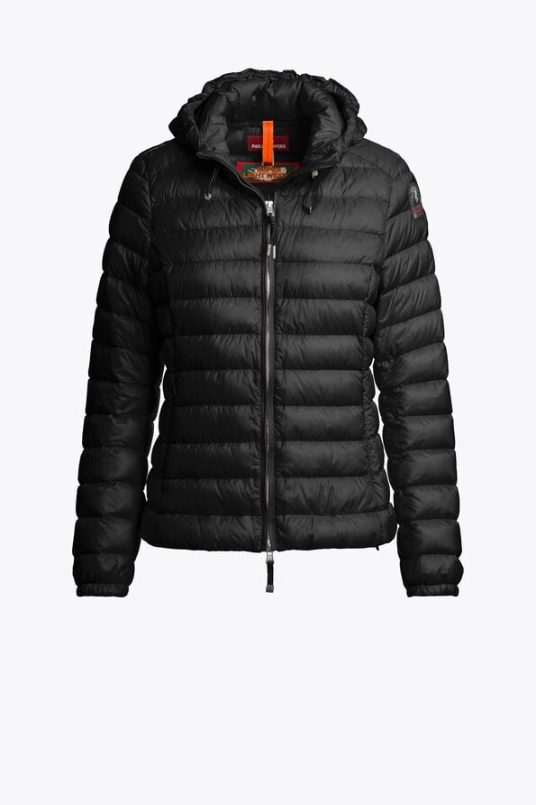 Parajumpers GENIE - HOODED DOWN JACKET BLACK 26WMPWPUSL33P610541