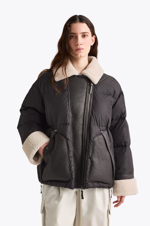 Parajumpers CHYNA - SHORT PUFFER IVORY 26WMPWJKHN31P550531