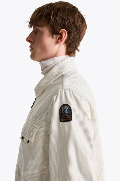 Parajumpers GALROSS - CORDUROY OVERSHIRT NINE IRON 26WMPMOSCU01P260765