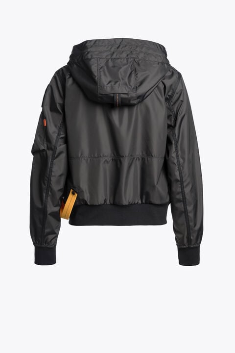 Parajumpers GOBI - HOODED BOMBER OFF-BLACK 26SMPWJKMA31P500600