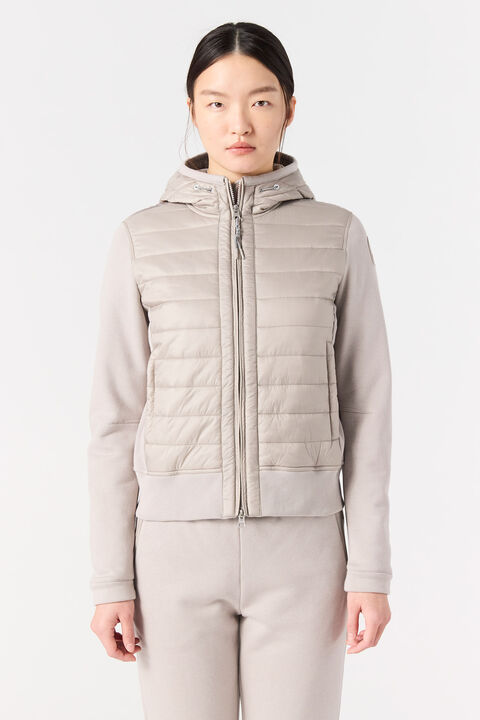 Parajumpers FORTUNE - HYBRID FLEECE BLACK 25WMPWHYFP35P840541