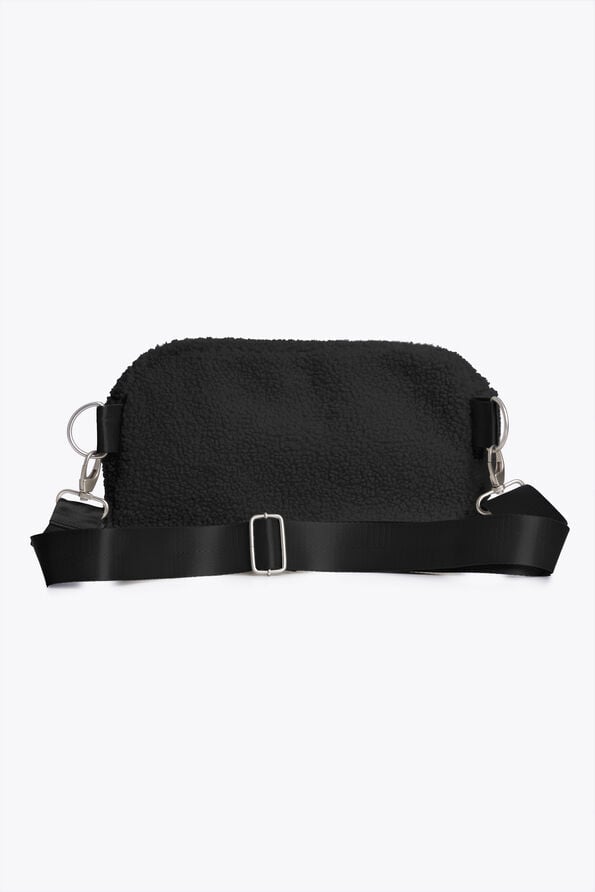 Parajumpers NORTHAM - CURLY FLEECE BELT BAG BLACK 26WMPABABA41PAN0541