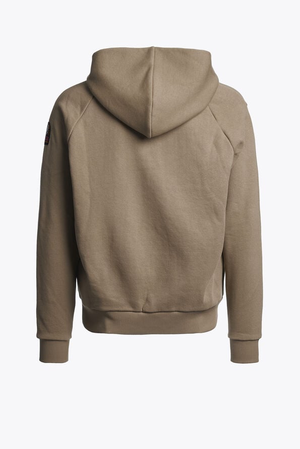 Parajumpers AIDONE - HOODED SWEATSHIRT SLATE MUD 26WMPMFLFJ02P190128