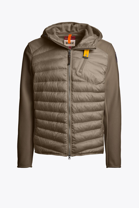Parajumpers NOLAN - HYBRID JACKET SLATE MUD 26WMPMHYWU02P100128