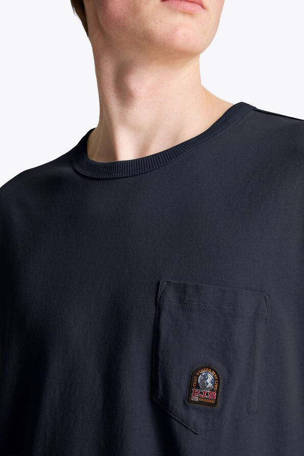 Parajumpers CASPIAN - T-SHIRT MANCHES LONGUES BLUE NAVY 26WMPMTSRJ03P200316