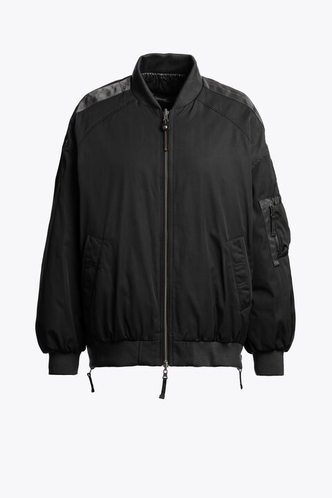 Parajumpers BOMB - REVERSIBLE BOMBER BLACK 26WMPWJKIN32P760541