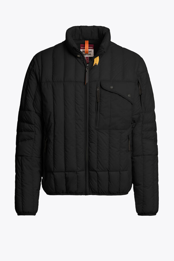 Parajumpers KUON - SHORT PUFFER BLACK 26SMPMPUIP01P240541