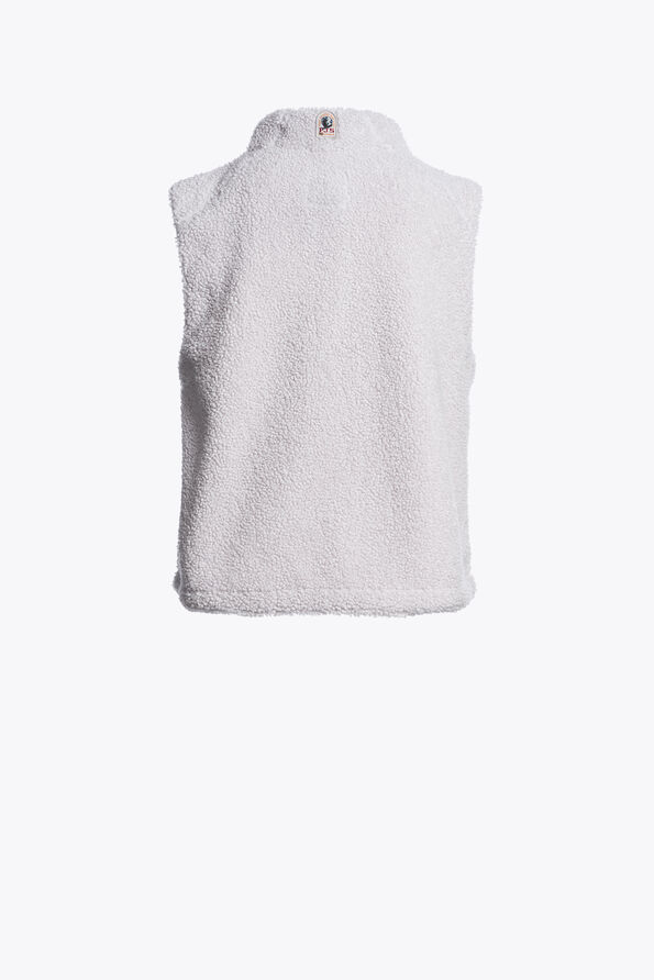 Parajumpers VENUS - FULL-ZIP VEST PEARL GREY 25WMPWFLPF34PC10118