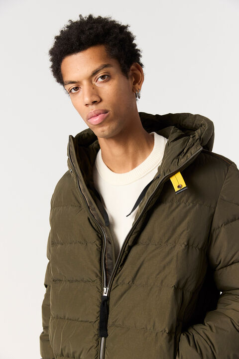 Parajumpers CASSIAN - HOODED DOWN JACKET BLACK 25WMPMPUTT02P250541