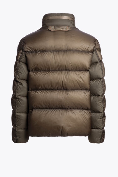 Parajumpers GOLBURN - SHORT DOWN JACKET SLATE MUD 26WMPMPUMU01P320128