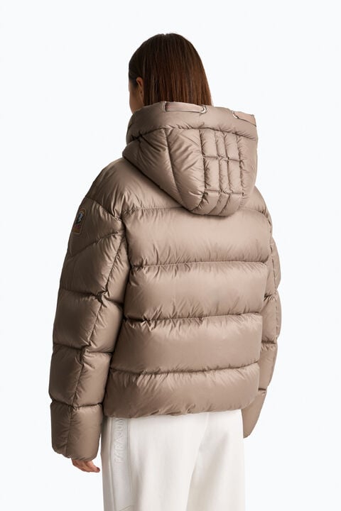 Parajumpers TILLY - HOODED DOWN JACKET SLATE MUD 26WMPWPUHY32P570128