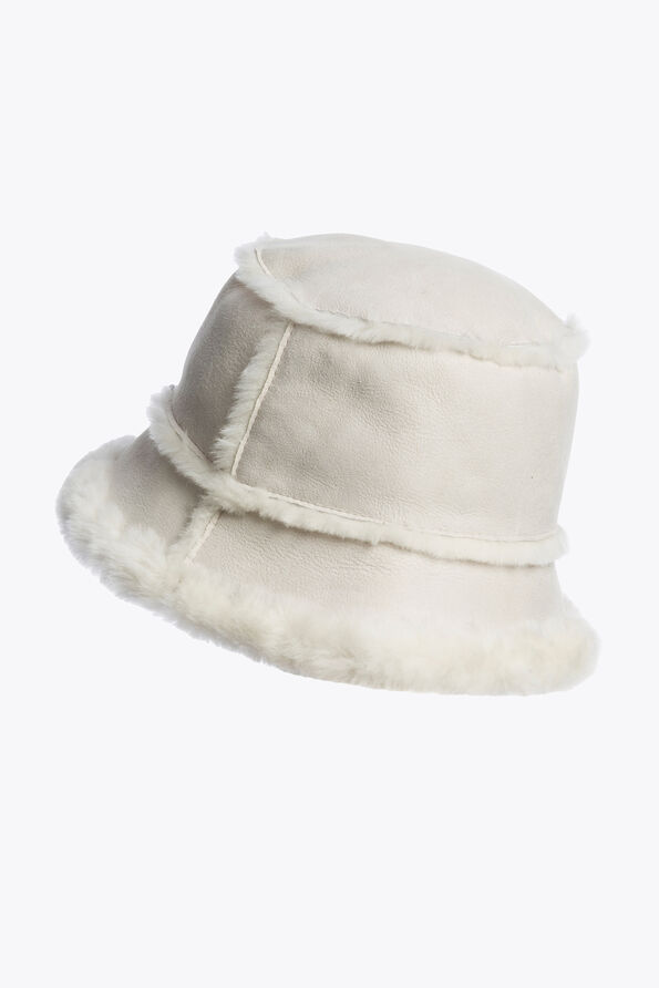 Parajumpers SHEARLING - BUCKET HAT CHATEAU GREY 25WMPABUHA32PAD0110