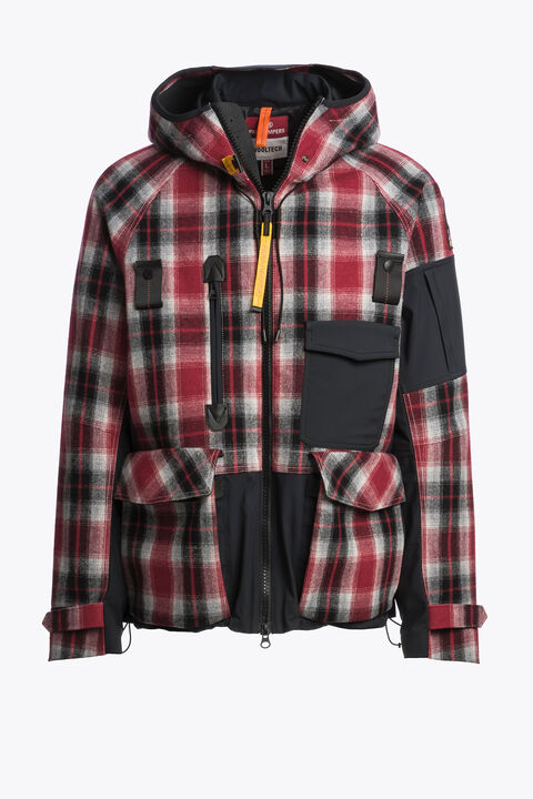 Parajumpers AMAK - SKI JACKET RED - BLACK - GREY - WHITE 25WMPMJKWG02P10M006