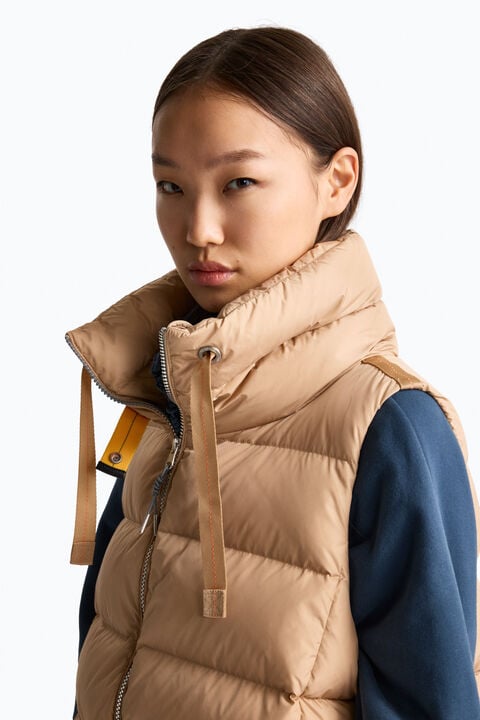 Parajumpers NOLENE - DOWN VEST GINGER ROOT 26WMPWPUTT31P590116