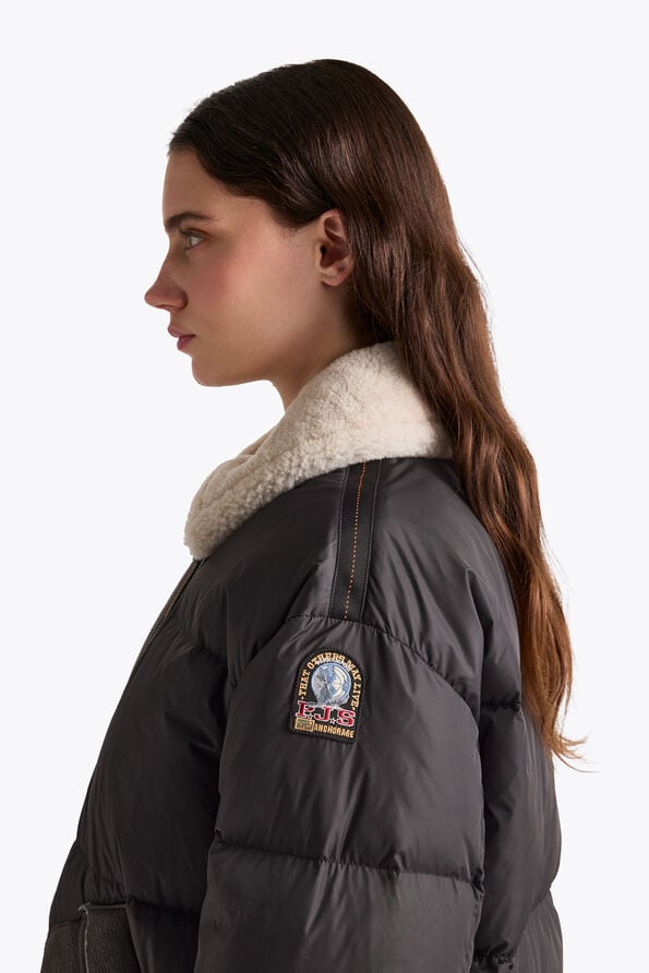 Parajumpers CHYNA - SHORT PUFFER IVORY 26WMPWJKHN31P550531
