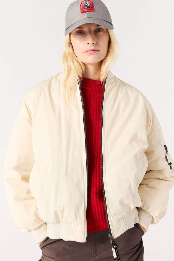 Parajumpers BOMB - REVERSIBLE BOMBER MOONBEAM 25WMPWJKIN32P960775