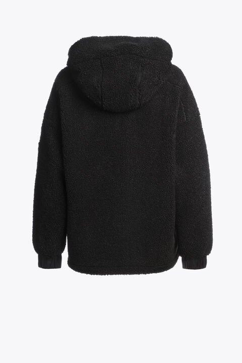 Parajumpers NOELLE - FULL-ZIP SWEAT BLACK 25WMPWFLPF33PC10541