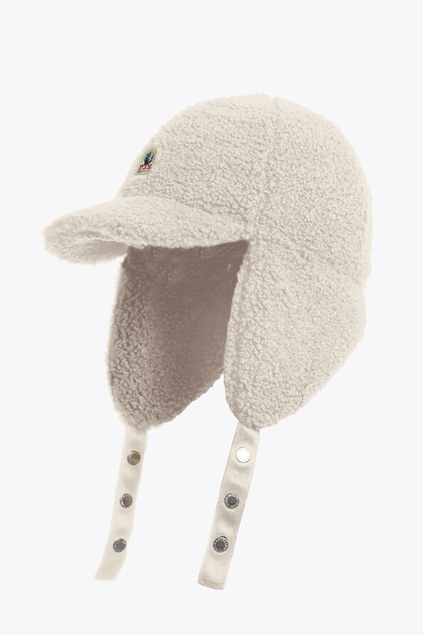 Parajumpers POWER - CURLY FLEECE JOCKEY HAT MOONBEAM 25WMPAHAHA41PAN0775