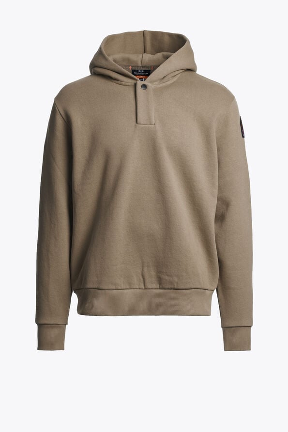 Parajumpers AIDONE - HOODED SWEATSHIRT SLATE MUD 26WMPMFLFJ02P190128