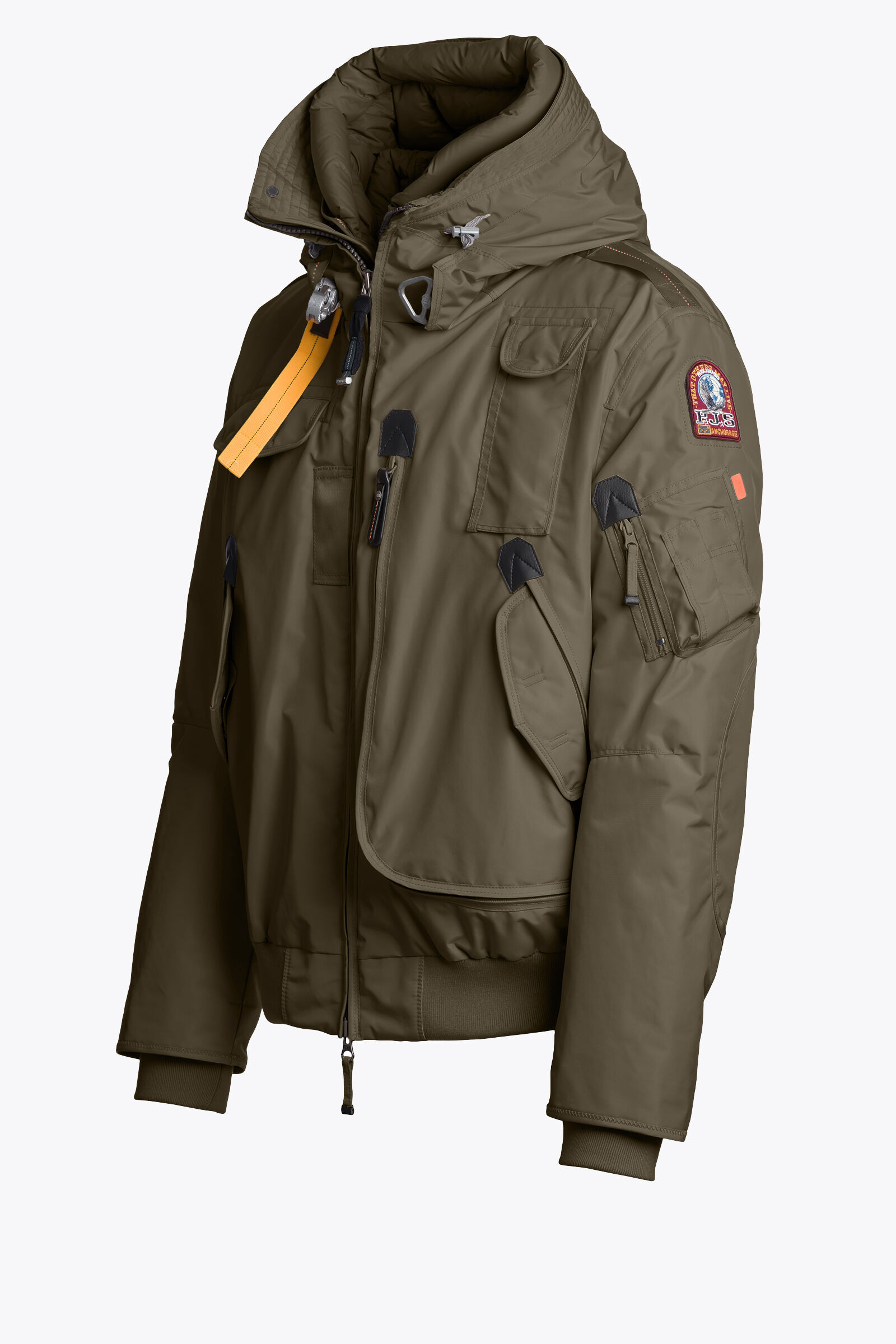 GOBI - HOODED BOMBER OLIVE GREY | Parajumpers®