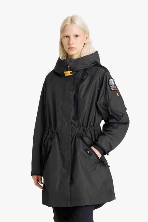 Parajumpers TANK - HOODED PARKA OFF-BLACK 26SMPWJKMA37P500600