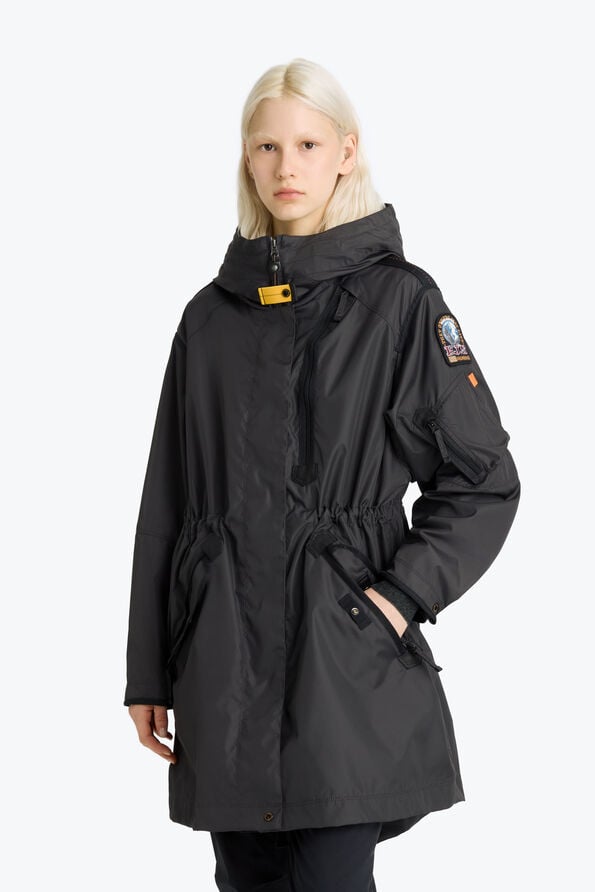 Parajumpers TANK - HOODED PARKA OFF-BLACK 26SMPWJKMA37P500600