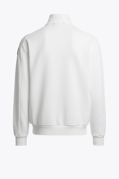 Parajumpers SPIKE - FULL-ZIP SWEAT STAR WHITE 26SMPMFLRH02P200290