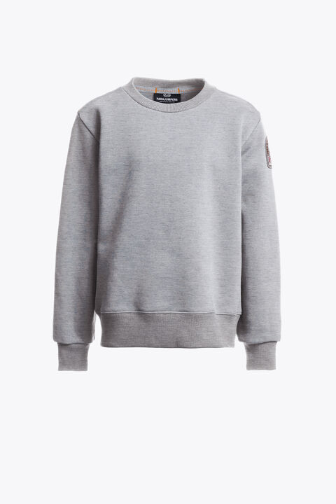 Parajumpers K2 - CREWNECK SWEATSHIRT ASH GREY MELANGE 26WMPBFLEY61PBI0608