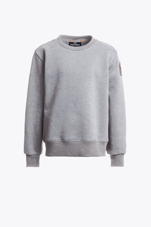 Parajumpers K2 - CREWNECK SWEATSHIRT ASH GREY MELANGE 26WMPBFLEY61PBI0608