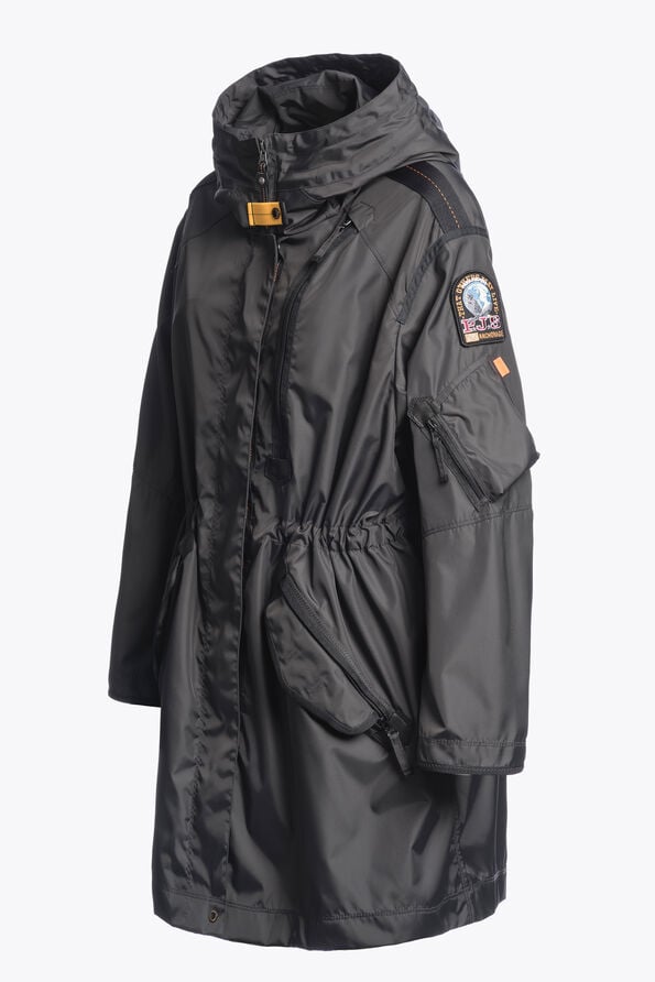 Parajumpers TANK - HOODED PARKA OFF-BLACK 26SMPWJKMA37P500600