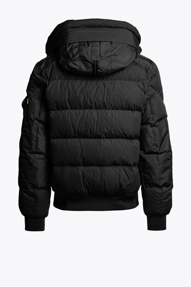 WILMONT HOODED BOMBER Short Puffers in BLACK Parajumpers®