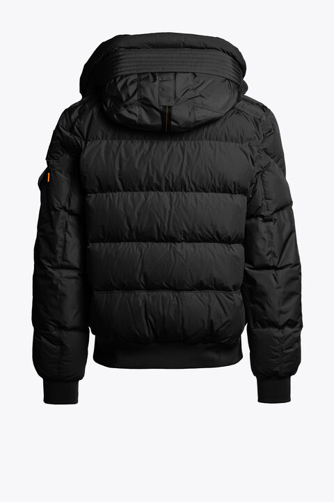 Parajumpers WILMONT - HOODED BOMBER BLACK 25WMPMPUHF02P170541