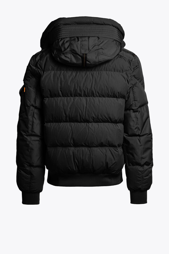 Parajumpers WILMONT - HOODED BOMBER BLACK 25WMPMPUHF02P170541