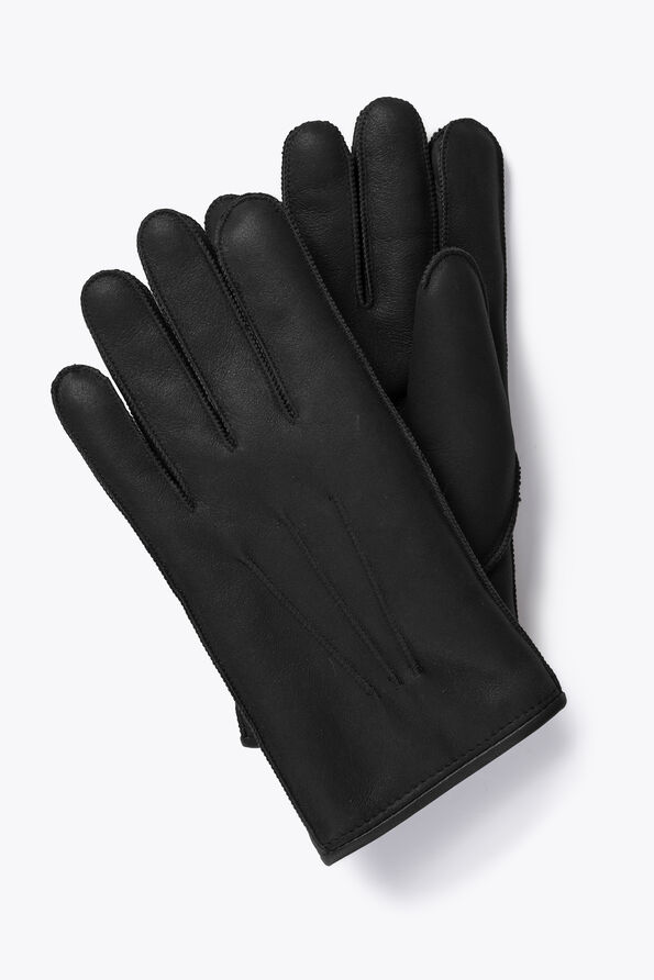 Parajumpers SHEARLING - GLOVES BLACK 25WMPAGLGL11PAD0541