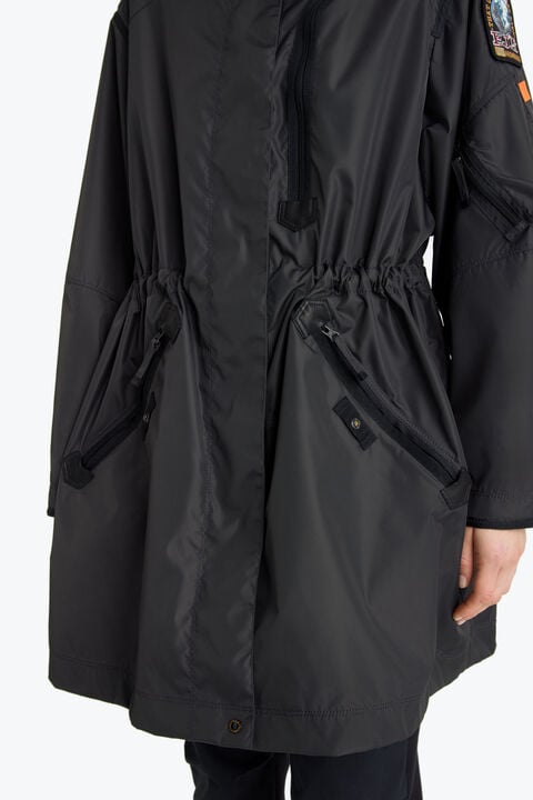 Parajumpers TANK - HOODED PARKA OFF-BLACK 26SMPWJKMA37P500600