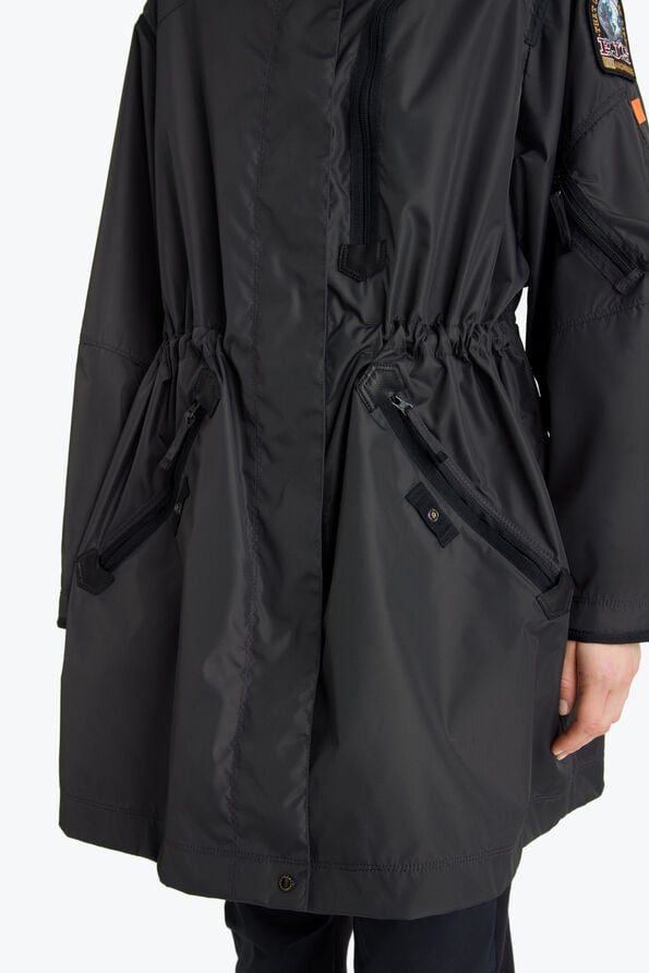 Parajumpers TANK - HOODED PARKA OFF-BLACK 26SMPWJKMA37P500600