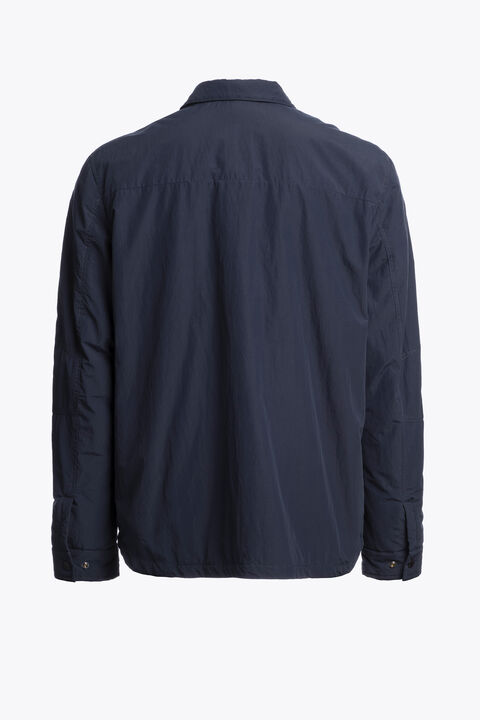 Parajumpers EVANDER - GEWATTEERD OVERSHIRT BLUE NAVY 26SMPMOSDU01P140316