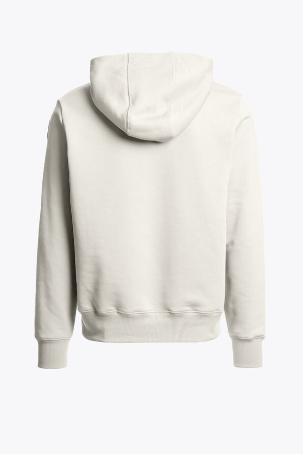 Parajumpers EVEREST - HOODED SWEATSHIRT WARM IVORY 26WMPMFLEY22P160132