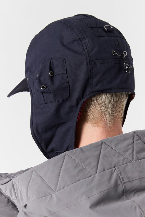 Parajumpers AVIATOR - TRAPPER HAT BLACK 25WMPABCHA51PAK0541