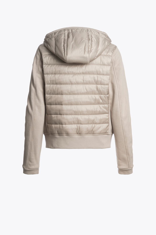 Parajumpers FORTUNE - HYBRID FLEECE CHATEAU GREY 25WMPWHYFP35P840110