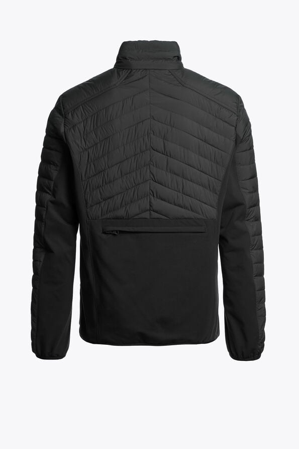 Parajumpers DUNFRIES - HYBRID JACKET BLACK 26SMPMHYTV01P400541