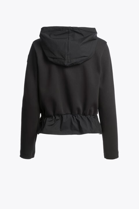 Parajumpers EDITA - HOODED SWEATSHIRT BLACK 26SMPWFLTZ31P790541