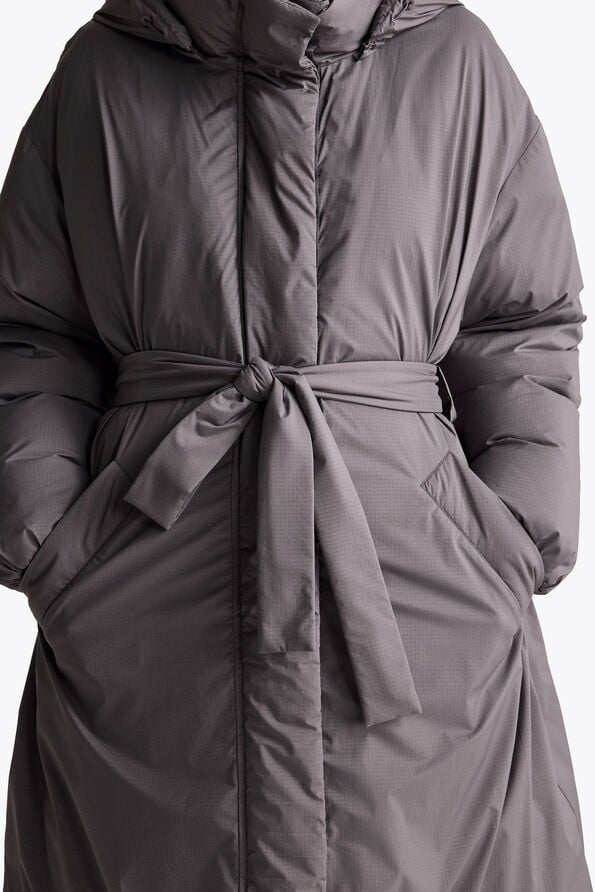 Parajumpers DERAS - LONG JACKET GRAPHITE ORCHID 26WMPWPUTA30P810124
