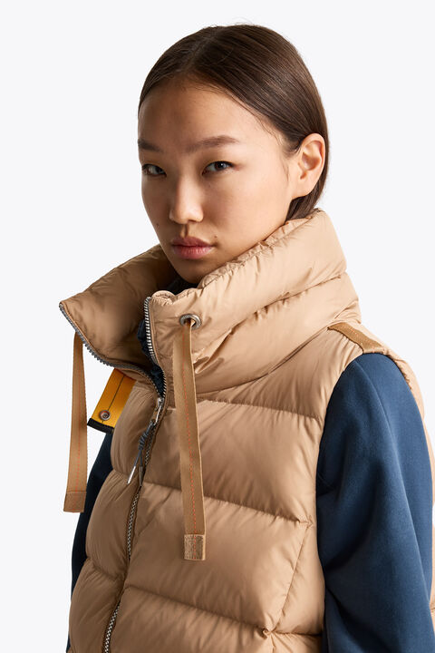 Parajumpers NOLENE - DOWN VEST GINGER ROOT 26WMPWPUTT31P590116