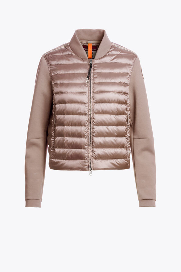 Parajumpers KALYSTA - HYBRID SWEATSHIRT MAUVE GREY 26WMPWHYFP30P630121