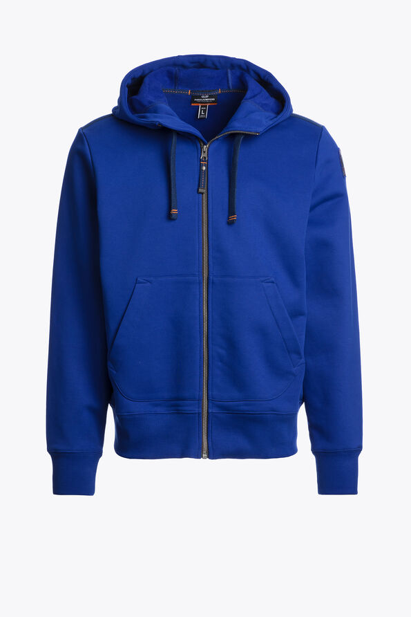 Parajumpers CHARLIE EASY - HOODED FLEECE COSMIC BLUE 25WMPMFLEY24P610234
