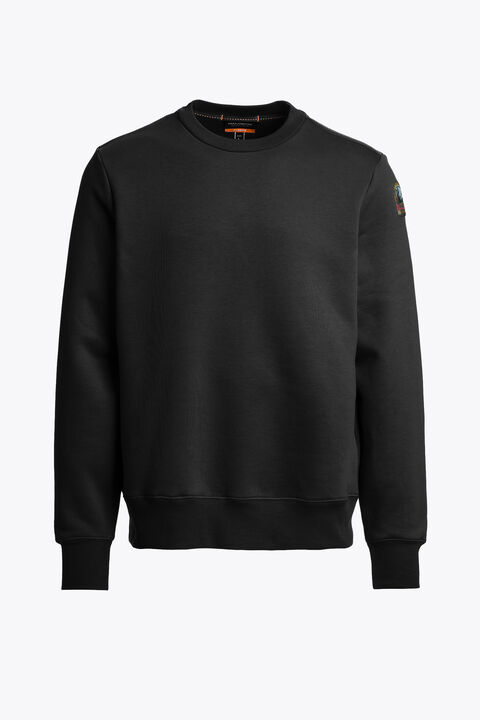 Parajumpers K2 - CREWNECK SWEATSHIRT BLACK 26WMPMFLEY21P160541