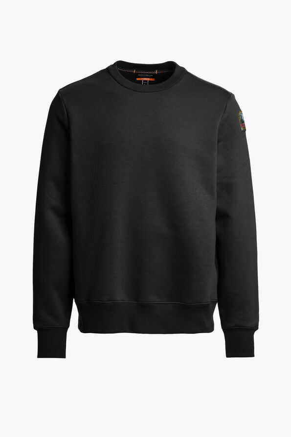 Parajumpers K2 - CREWNECK SWEATSHIRT BLACK 26WMPMFLEY21P160541