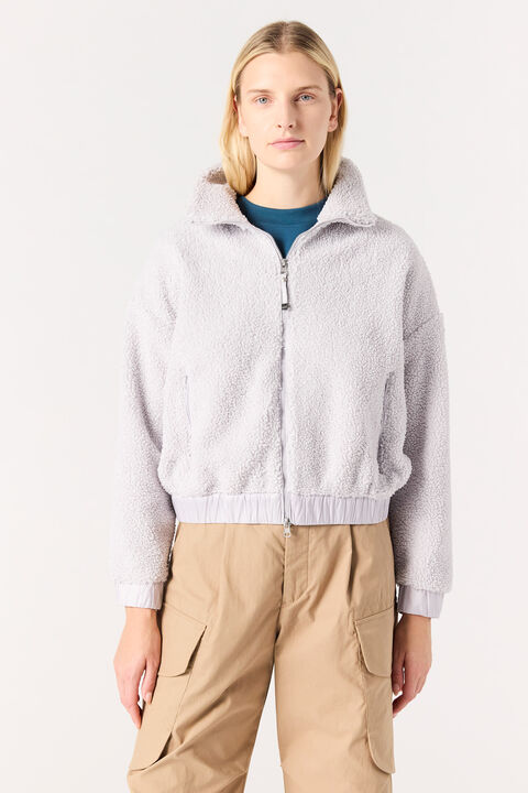 Parajumpers SORI - FULL-ZIP SWEAT PEARL GREY 25WMPWFLPF32PC10118